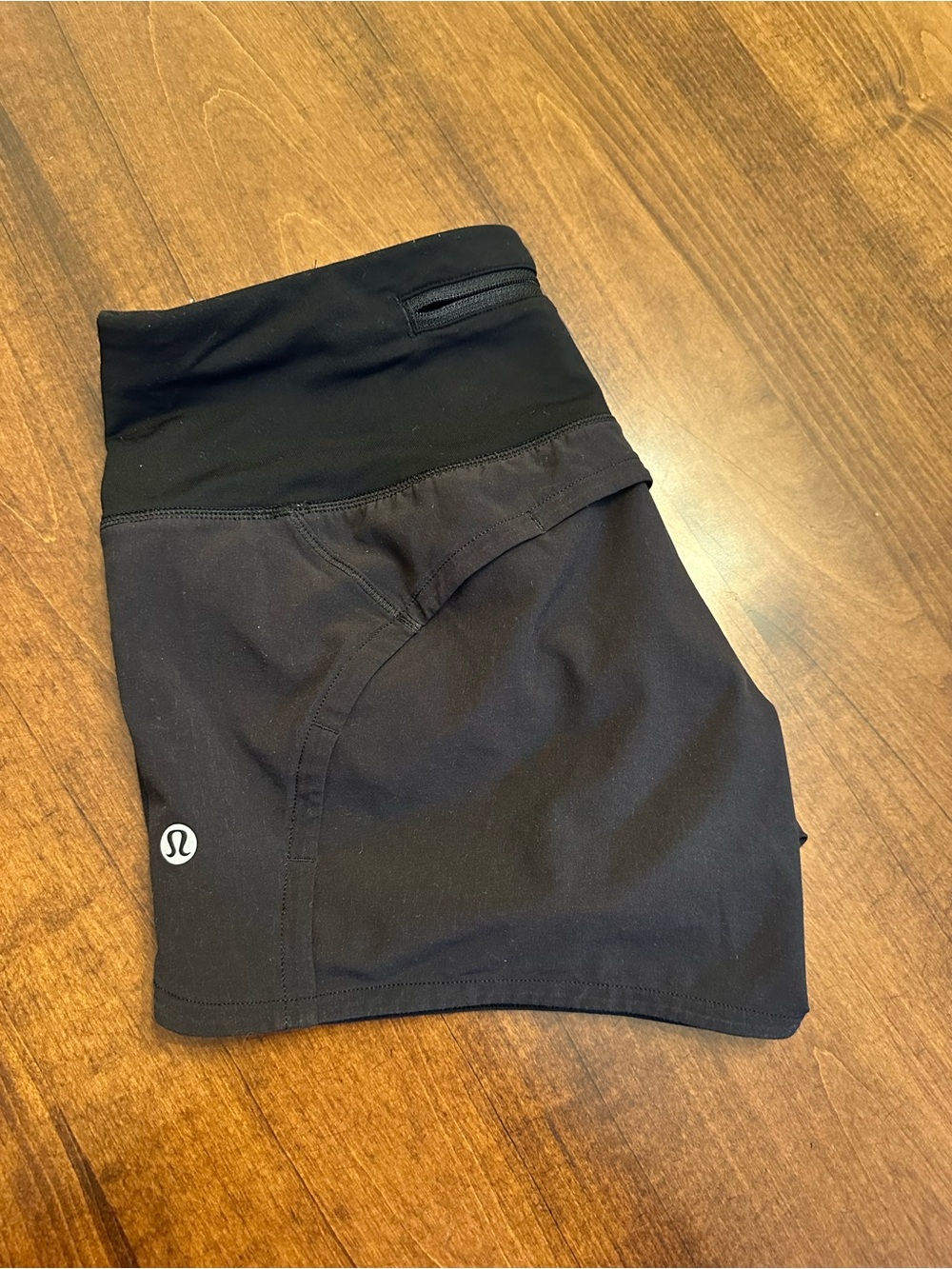 lululemon 4 inch Black Run Times Shorts Size 2